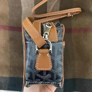 Goyard | Bags | Goyard Capvert Pm Bag Black Tan | Poshmark